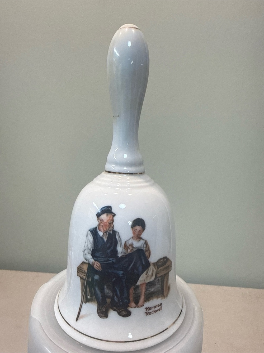 Norman Rockwell Fine Porcelain Bell